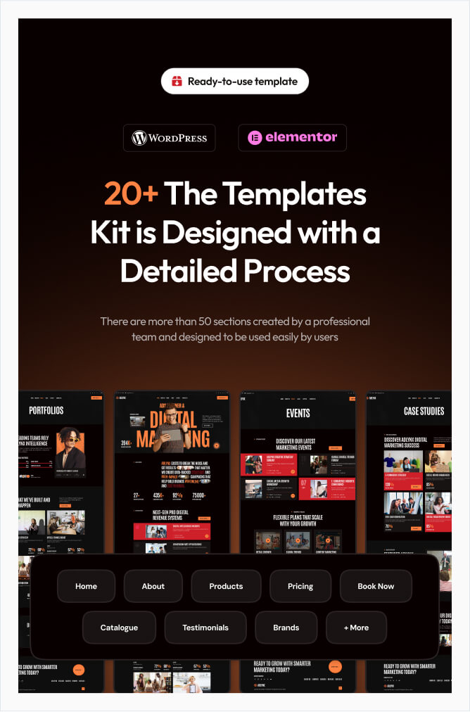 Adlynx - Ads Planner & Digital Marketing Elementor Template Kit