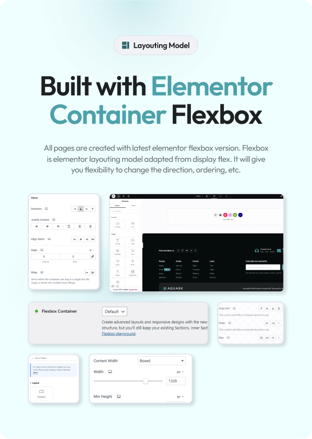 Aquark - River Guard & Social Community  Elementor Template Kit