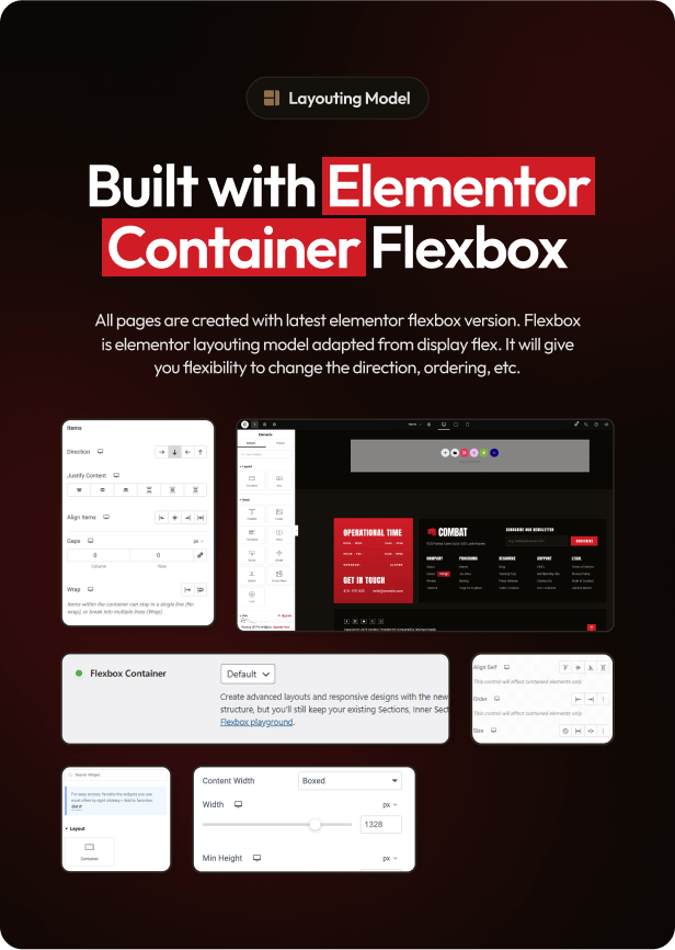 Combat - Martial Arts Club & Trainer Elementor Template Kit
