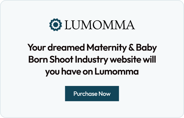 Lumomma Maternity & Baby Born Shoot Elementor Template Kit