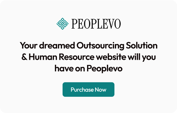 Peoplevo - Outsourcing Solution & Human Resource Elementor Template Kit
