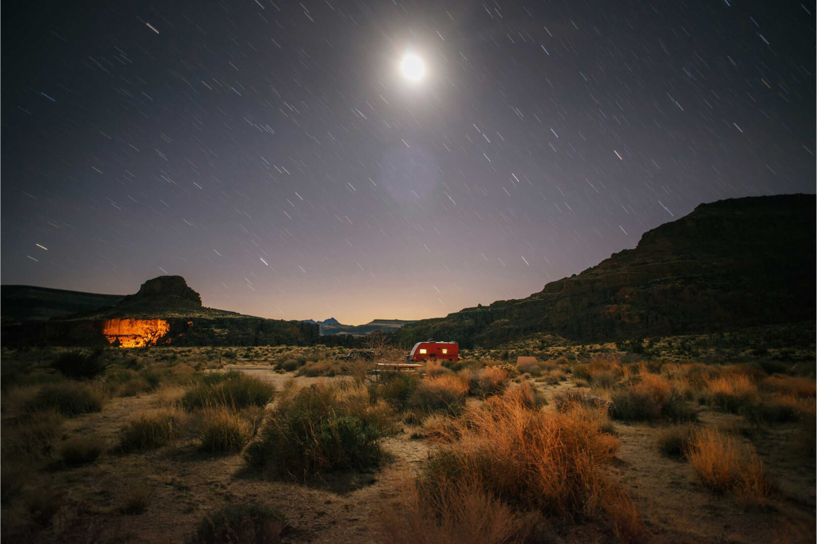 Experience the Magic of the Desert at Night with Sandtrail Tours